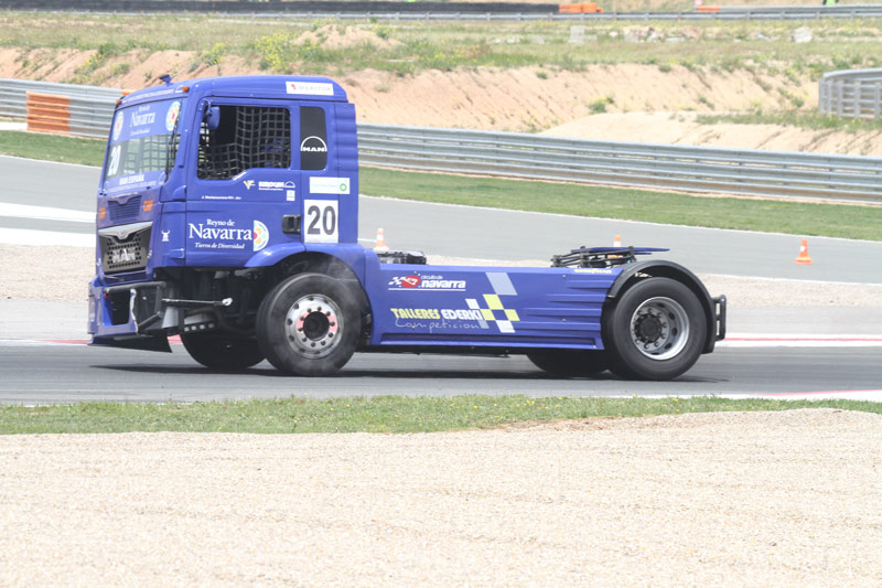 Mariezcurrena con los mejores en la prueba navarra del Campeonato de Europa FIA de Camiones